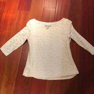 Off-White lace shirt